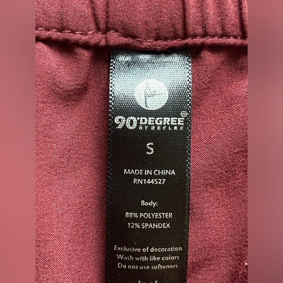 EUC 90Degree Burgundy Shorts - Picture 5 of 6